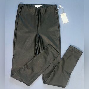 NWT! Good American Faux Leather Leggings in Black